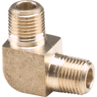 Coudes de tuyau 90° m&acirc;le, 1/4" dia., Laiton Absolute Business Supply