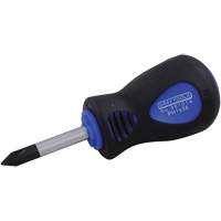 Stubby Screwdriver, #1, 3-1/4" L, Cushion Grip Handle Absolute Business Supply