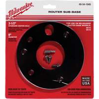 6" Diameter 2-1/2" Center Hole Sub-Base Absolute Business Supply