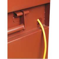 Armoire &agrave; tablettes Jobsite, Acier, 47,5 pi³, Rouge Absolute Business Supply