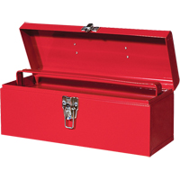 Coffre &agrave; outils portatif ATB100 avec plateau en m&eacute;tal pour outils, 6" P x 16" la x 6-1/2" h, Rouge Absolute Business Supply