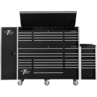 Armoire lat&eacute;rale s&eacute;rie RX, 3 tiroirs, 19" la x 25" p x 61" h, Noir Absolute Business Supply