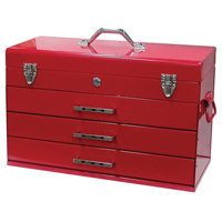Coffre &agrave; outils, 9-3/5" P x 21-3/10" la x 14-1/2" h, Rouge Absolute Business Supply