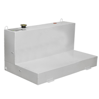 Steel Fuel Transfer Tank, Steel, 100 Gal. Capacity, White Absolute Business Supply