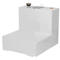 Steel Fuel Transfer Tank, Steel, 48 gal. Capacity, White Absolute Business Supply