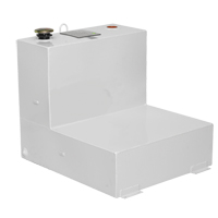 Steel Fuel Transfer Tank, Steel, 48 gal. Capacity, White Absolute Business Supply