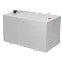 Steel Fuel Transfer Tank, Steel, 100 Gal. Capacity, White Absolute Business Supply