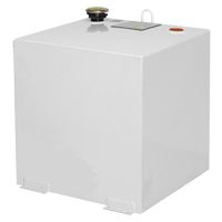 Steel Fuel Transfer Tank, Steel, 50 gal. Capacity, White Absolute Business Supply