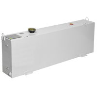 Steel Fuel Transfer Tank, Steel, 36 gal. Capacity, White Absolute Business Supply