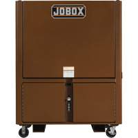 Field Office Jobsite Box, 33" W x 63" D x 80" H, Steel, Red Absolute Business Supply