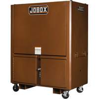 Field Office Jobsite Box, 33" W x 63" D x 80" H, Steel, Red Absolute Business Supply