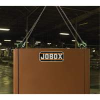 Field Office Jobsite Box, 33" W x 63" D x 80" H, Steel, Red Absolute Business Supply