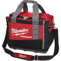 Sacs &agrave; outils Packout, Nylon balistique, 2 pochettes, Noir/Rouge Absolute Business Supply