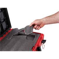 Packout Tool Case with Customizable Insert, 20-7/10" x 15-1/5" x 6-1/5", Black/Red Absolute Business Supply