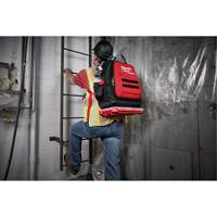 Sac &agrave; dos Packout, 15-3/4" lo x 11-4/5" la, Noir/Rouge, Balistique Absolute Business Supply