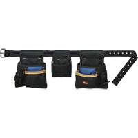 Ceinture &agrave; outils combin&eacute;e de luxe, Polyester, Noir Absolute Business Supply