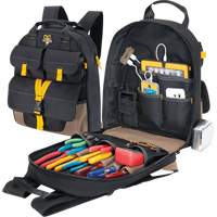 Sac &agrave; dos avec prises de recharge pour appareils &eacute;lectroniques, 13-1/2" lo x 5-1/4" la, Noir, Polyester Absolute Business Supply