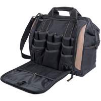Porte-outils &agrave; compartiments multiples, Polyester, 33 pochettes, Noir Absolute Business Supply
