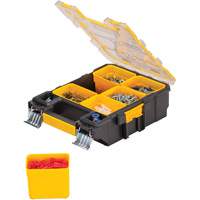 Organisateur de format moyen PRO, 4-1/2" la x 10-1/4" p x 13-3/5" h, Noir/Jaune Absolute Business Supply