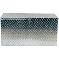 Boîte &agrave; outils portative en t&ocirc;le larm&eacute;e d'aluminium, 25-1/16" P x 49-1/4" la x 24" h, Argent Absolute Business Supply