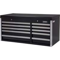 Coffre &agrave; outils industriel, 41" la, 10 tiroirs, Noir Absolute Business Supply