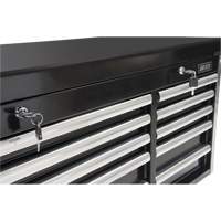 Coffre &agrave; outils industriel, 41" la, 10 tiroirs, Noir Absolute Business Supply