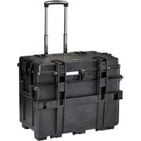 Coffre &agrave; outils militaire mobile avec tiroirs, 8 tiroirs, 22-4/5" la x 15" p x 18" h, Noir Absolute Business Supply