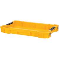 Plateau d'outils peu profond ToughSystem, 18-2/5" x 12" x 2-1/3", Jaune Absolute Business Supply