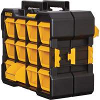 Organisateur Flip-Bin, 3-7/8" la x 17-3/4" p x 13-7/8" h, Noir/Jaune Absolute Business Supply