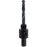 Mandrin pour scie-cloche &agrave; tige triangulaire, 9/16" - 1-3/16", 3/8" Tige Absolute Business Supply