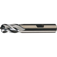 CLEVELAND Centre Cutting Ball Nose Single End Finishers, 1/4" Dia., 4 Flutes, High Speed Steel Absolute Business Supply