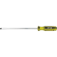 Slot Jumbo Handle Screwdriver, 3/8", 10" L, Plastic Handle Absolute Business Supply