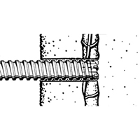 Rotary Rebar Cutters, 3/8", SDS-Plus Shank, Carbide Absolute Business Supply