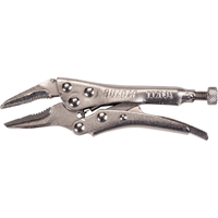 Locking Pliers with Wire Cutter, 4" Length, Long Nose Absolute Business Supply