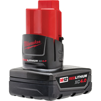 M12 Redlithium 4.0 Battery, Lithium-Ion, 12 V, 4 A Absolute Business Supply