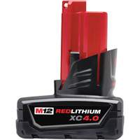 M12 Redlithium 4.0 Battery, Lithium-Ion, 12 V, 4 A Absolute Business Supply