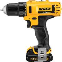 Max Drill Driver Kit, Lithium-Ion, 12 V, 3/8" Chuck, 189 UWO Torque Absolute Business Supply