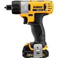 Max Screwdriver Kit, 1/4", 12 V, 160 UWO Max. Torque, Lithium-Ion Battery Absolute Business Supply
