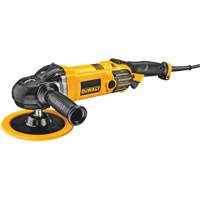 Polisseuse &agrave; vitesse variable avec d&eacute;marrage souple, 9"/7" tampon, 120 V, 12 A, 0-3500 Tr/min &agrave; vide Absolute Business Supply