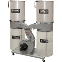 Dust Collectors with 2 Canister Filters, 55-1/2" x 23" x 70" Absolute Business Supply