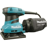 1/4 Sheet Finish Sander, 4-1/2 " x 5-1/2"/4-3/8" x 4" Sand Paper, 1.6 A, 120 V, 14,000 OPM Absolute Business Supply