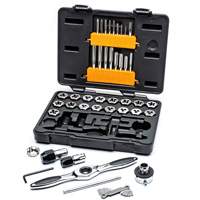 Jeu de tarauds et fili&egrave;res SAE &agrave; cliquet, 42 Morceaux Absolute Business Supply