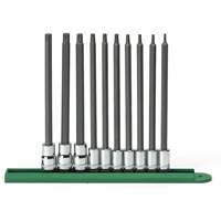 Jeu de douilles longues, Torx, Prise 1/4"/3/8", 10 mrcx Absolute Business Supply
