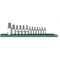 Jeu de douilles &agrave; embouts, Torx, Prise 1/2"/1/4"/3/8", 13 mrcx Absolute Business Supply