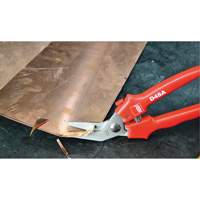 Offset Multi-Purpose Snips, 1-5/8" Cut Length, Straight Cut Absolute Business Supply