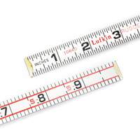 R&egrave;gle en bois pliante, 6' lo, Bois, Graduations de 1/6" Absolute Business Supply