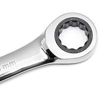 Cl&eacute; &agrave; cliquet combin&eacute;e &agrave; 72 dents, 12 pans, 30 mm, Fini Chrome/Poli Absolute Business Supply