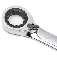 Jeu de cl&eacute;s &agrave; cliquets r&eacute;versibles SAE &agrave; 12 pans et 72 dents avec pochette &agrave; outils enroulable, Combinaison, 7 morceaux, Imp&eacute;rial Absolute Business Supply