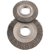 Brosses rotatives grand format 8", 8" dia., Fils 0,014", Arbre 2" Absolute Business Supply