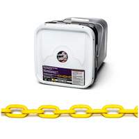 Chaîne ronde &eacute;prouv&eacute;e, Acier &agrave; faible teneur en carbone, 1/4" x 75' (22,9 m) l, Calibre 30, Charge d'utilisation 1300 lb (0,65 tonne) Absolute Business Supply